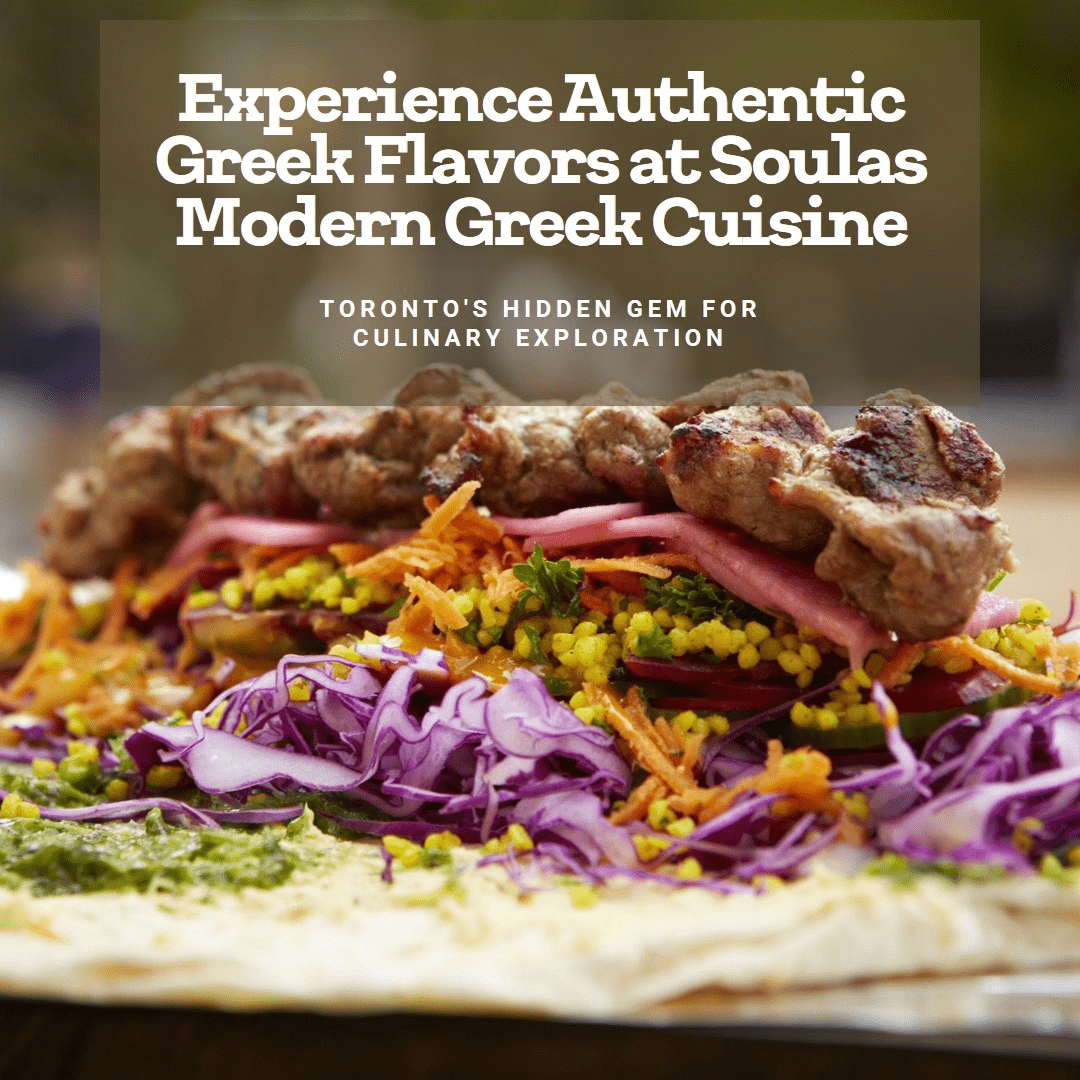 Greel Catering- Soulas Modern Greek Cuisine