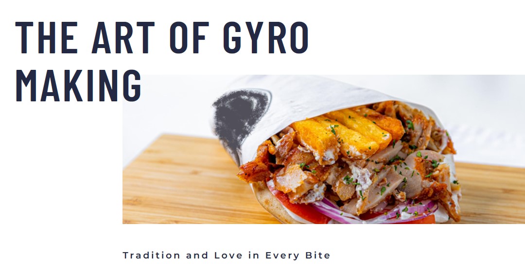 art of making gyro at soula's